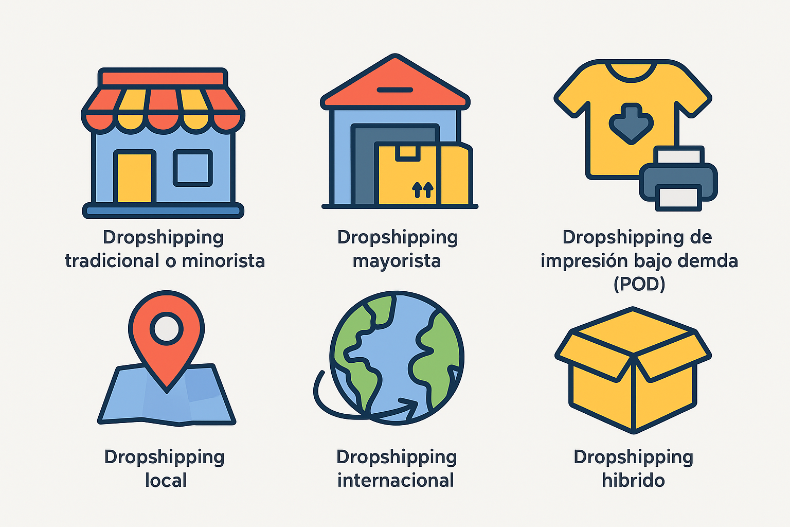 Tipos de dropshipping