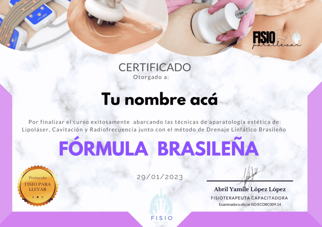 Certificado del curso
